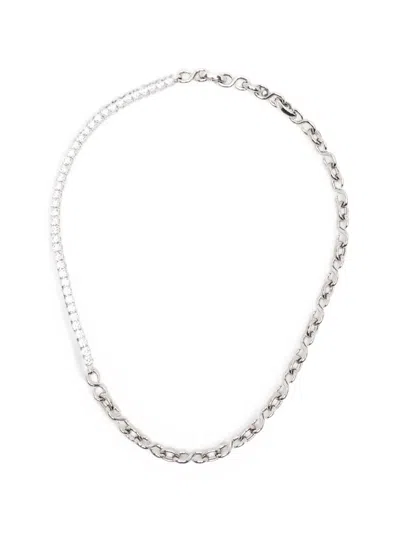 Swarovski Matrix Crystal Necklace In Multi