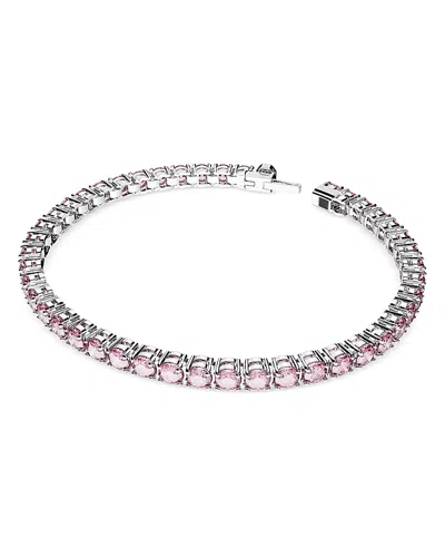 SWAROVSKI MATRIX CRYSTAL TENNIS BRACELET
