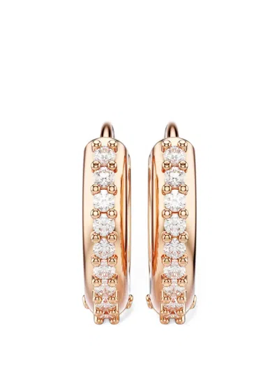 Swarovski Matrix Crystal-embellished Hoop Earrings In Yellow