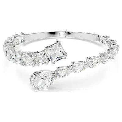 Swarovski Matrix Armreif In Weiss