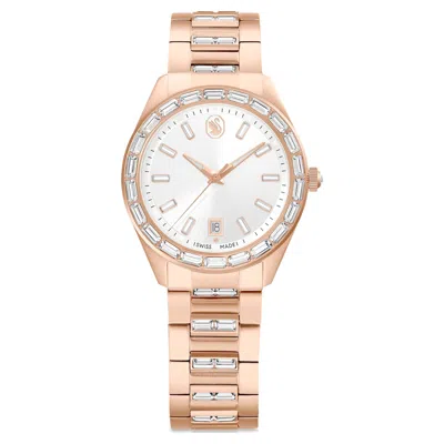Swarovski Matrix Date Uhr In Gold