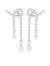 Swarovski Matrix Drop-ohrhänger In Silver