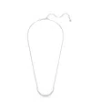 Swarovski Matrix Gradient Of Round Cut White Rhodium Plated Necklace