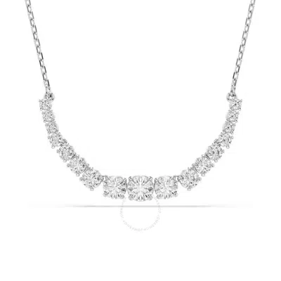 Swarovski Matrix Gradient Of Round Cuts Necklace In White
