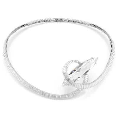 Swarovski Matrix Halsband In White