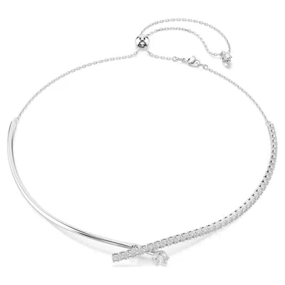 Swarovski Matrix Halskette In White