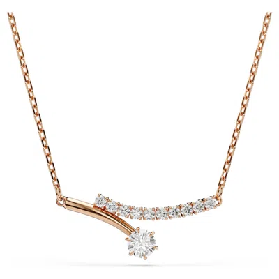 Swarovski Matrix Halskette In White