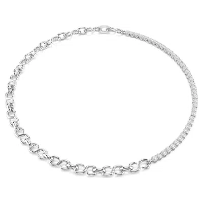 Swarovski Matrix Halskette In White