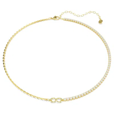 Swarovski Matrix Halskette In White
