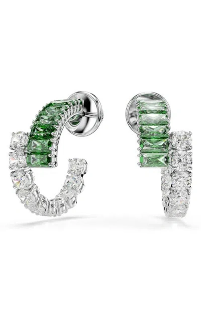 Swarovski Matrix Hoop Earrings