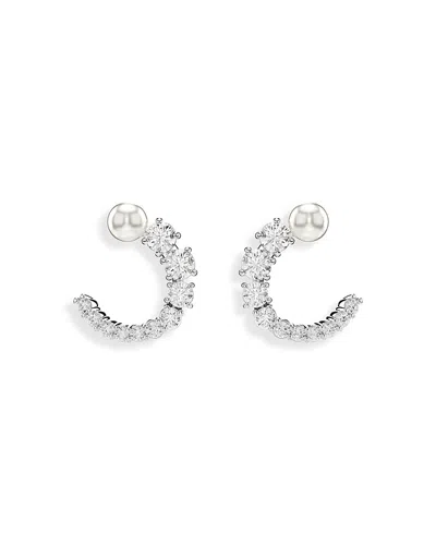 SWAROVSKI MATRIX HOOP EARRINGS