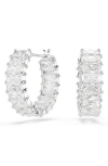 Swarovski Matrix Inside Out Hoop Earrings