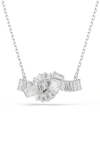 Swarovski Matrix Knot Pendant Necklace In Multi