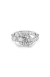 Swarovski Matrix Knot Ring