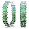 Swarovski Matrix Kreolen In Green