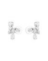 Swarovski Matrix Ohrclips In Silver