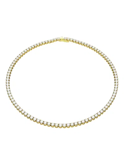 Swarovski Matrix Necklace In White