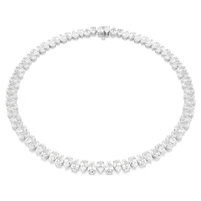Swarovski Matrix Necklace In White