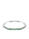 Swarovski Matrix Octagon-shape Bangle In Green