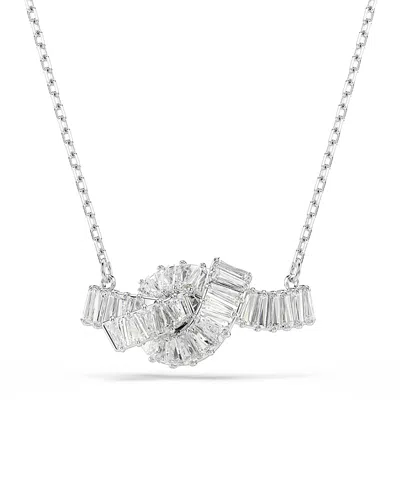 SWAROVSKI MATRIX PENDANT NECKLACE, 16.5-19.3