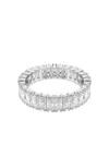 Swarovski Matrix Rectangular-cut Ring In Metallic