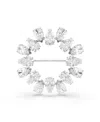 Swarovski Matrix Brosche In White