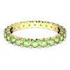 Swarovski Matrix Crystal-embellished Ring In Green