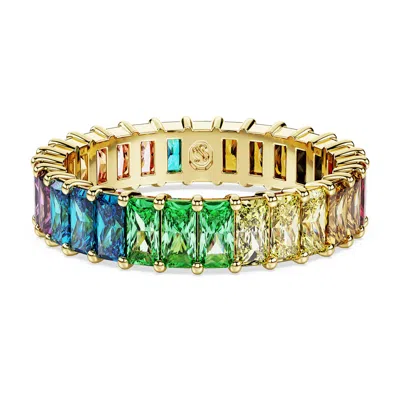 Swarovski Matrix Ring In Multicolored