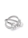 Swarovski Matrix Ring In Silver