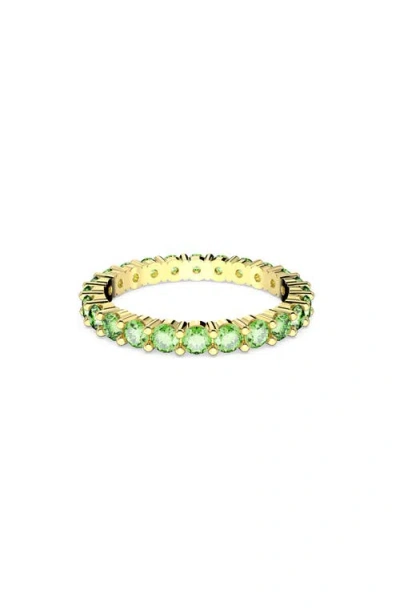 Swarovski Matrix Round Crystal Eternity Ring