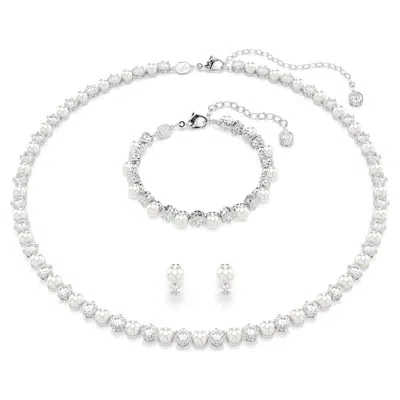 Swarovski Matrix Set In White