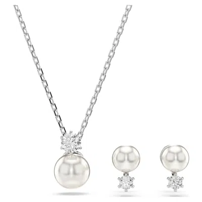 Swarovski Matrix Set In Silver