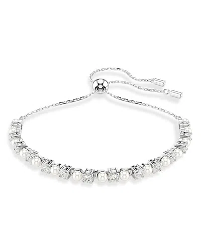 Swarovski Matrix Slider Bracelet In Silver