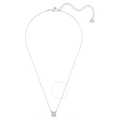 Swarovski Matrix Square Cut Pendant In Blue