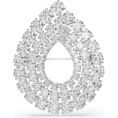 SWAROVSKI MATRIX SWAROVSKI CRYSTAL BROOCH