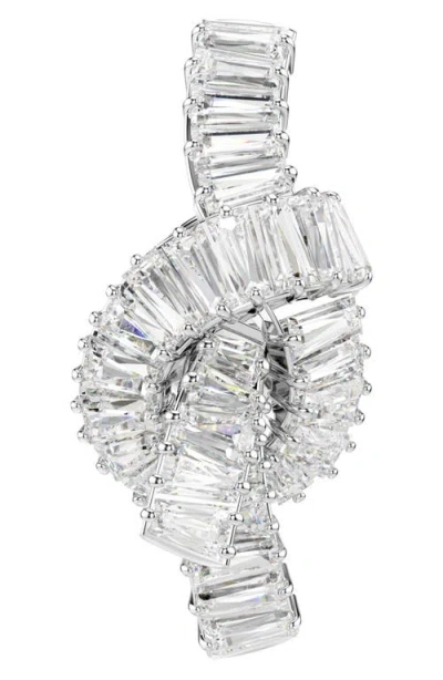 Swarovski Matrix Tack Knot Drop Earrings