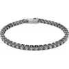 Swarovski Matrix Tennis Armband In Metallic