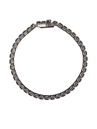 Swarovski Matrix Tennis Bracelet In Metallic