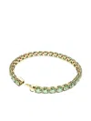 Swarovski Matrix Tennis Bracelet In Green