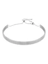 Swarovski Matrix Tennis Choker In White