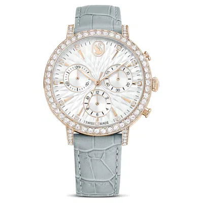 Swarovski Matrix Tennis Chrono Watch In Gray