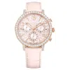 Swarovski Matrix Tennis Chrono Uhr In Pink