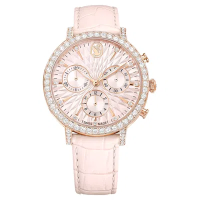 Swarovski Matrix Tennis Chrono Uhr In Pink