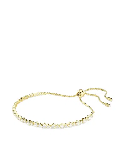 Swarovski Matrix Tennis Crystal-embellished Gold Bracelet