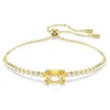 Swarovski Matrix Tennis Bracelet In Gold