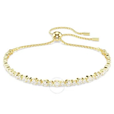 Swarovski Matrix Tennis Gold-tone Plated Bracelet
