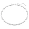 Swarovski Matrix Tennis Halskette In White