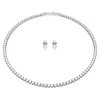 Swarovski Matrix Tennis Set In White
