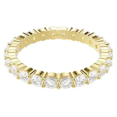 Swarovski Matrix Vittore Gold-tone Plated Band Ring
