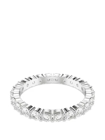 Swarovski Matrix Vittore Prong Setting Ring In Silver
